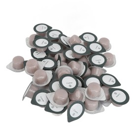 70pcs Teeth Polishing Cream Whitens Teeth Stain Remover Improves Protection Professional Oral Tooth Polishing Cream Purple