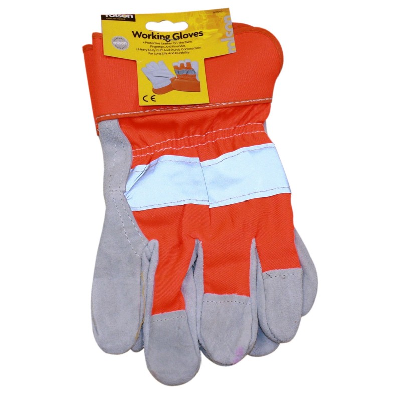 Rolson 60645 Reflective Heavy Duty Rigger Gloves