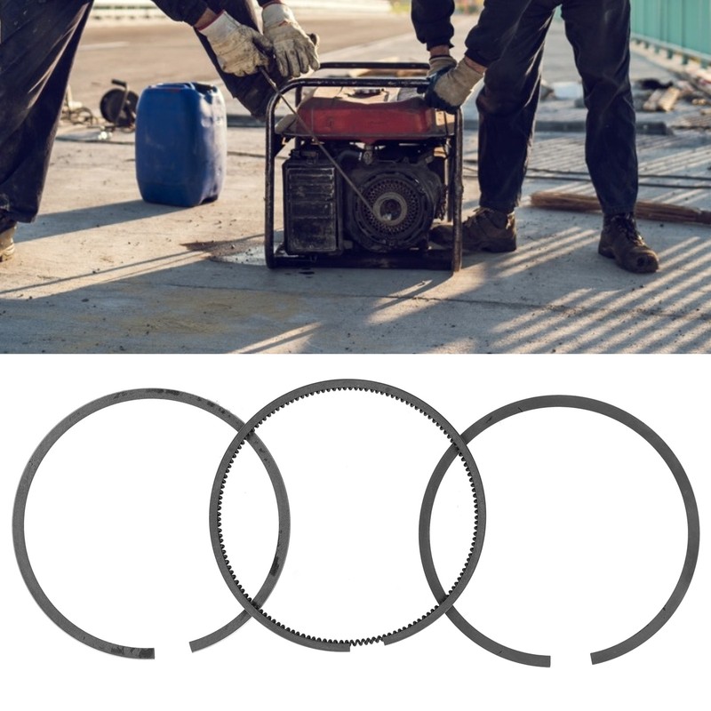 Piston Ring Combination Set Air‑Cooled Diesel Generator 186F 186FA Mini‑Tiller