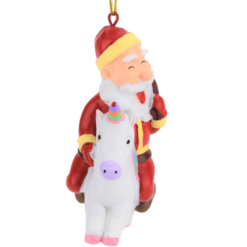 Ornamento de Navidad con diseño de unicornio