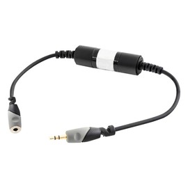 MULTICOMP - 555-8492 - Audio/Video Cable Assembly, 3.5mm Stereo Plug, 1ft Ground Loop Isolator 3.5mm Stereo Jack 305mm-6pack