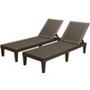Greesum Outdoor Chaise Lounge Chairs Set of 2 with 5-Position