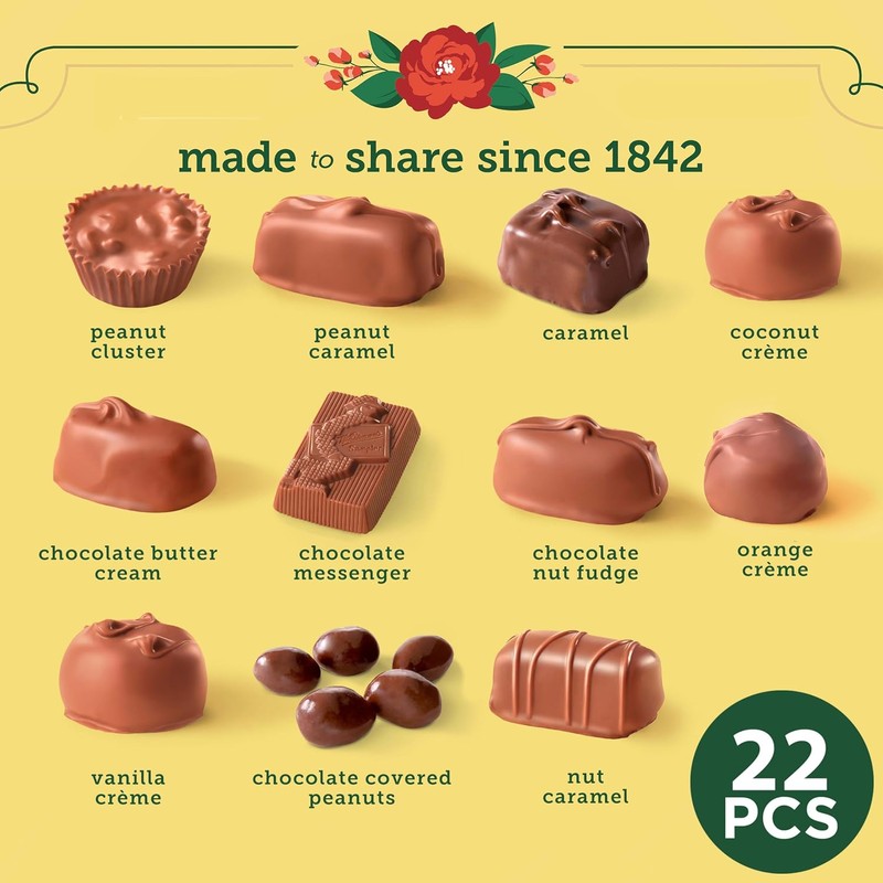 Whitman's Sampler Mother's Day Milk Chocolates Gift Box, 10 Ounce