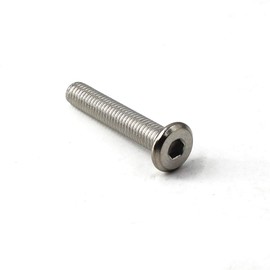 M8x30 Flat Socket Head Cap Screw 304 Stainless Steel Furniture Connecting Screw (Pack of 20)