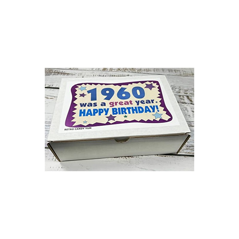 RETRO CANDY YUM ~ 1960 66th Birthday Gift Box Nostalgic