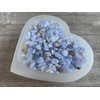 WHOLESALE Natural Semi Tumbled Blue Lace Agate Gemstone Chips, Crushed