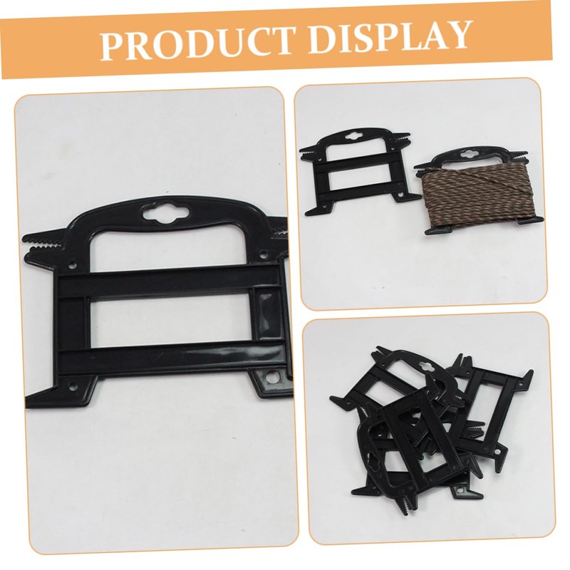 Totority 10pcs Winding Frame Multifunctional Organizer for Ropes Wires Extension