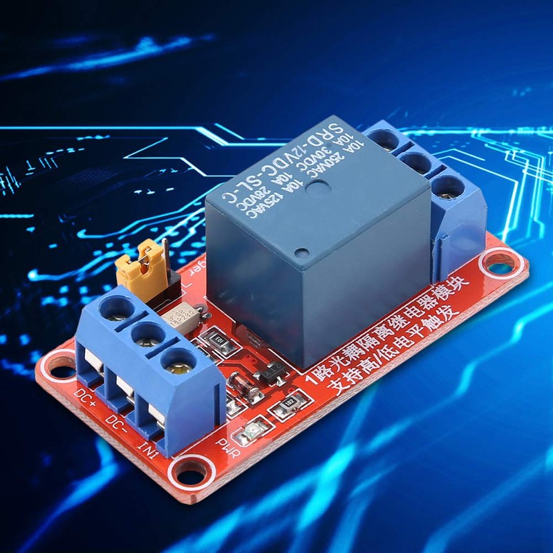 Oumefar 1 Channel High & Low Trigger Optocoupler Relay Module