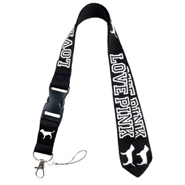 Reapedon Lanyard for Keys, Cool Neck Lanyards for ID Badges Wallets, Key Chain Holder for Men and Women (Black)
