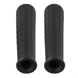 Rubber Wheelbarrow Handle Grips Round Tube Replacement Covers Anti Slip Garden Cart Handles With Ergonomic Design For Hand Truck Dolly Garden Tools Black 2 Pack(114 x 14mm)