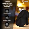 Strapworks Heavyweight Polypropylene Webbing - Heavy Duty Poly Strapping for