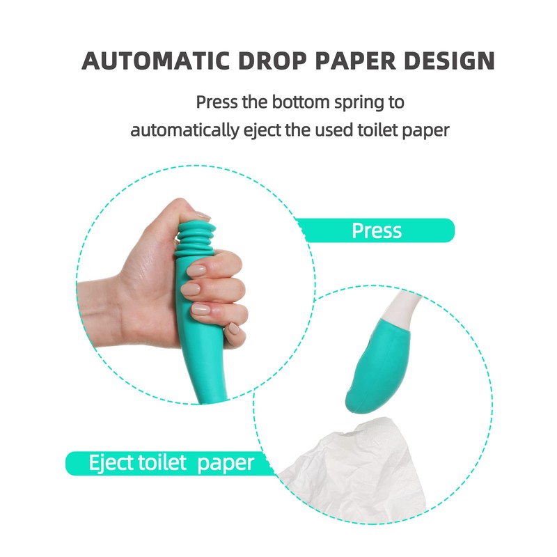 Fanwer Toilet Aids Tools,Long Reach Comfort Wipe,Extends Your Reach Over