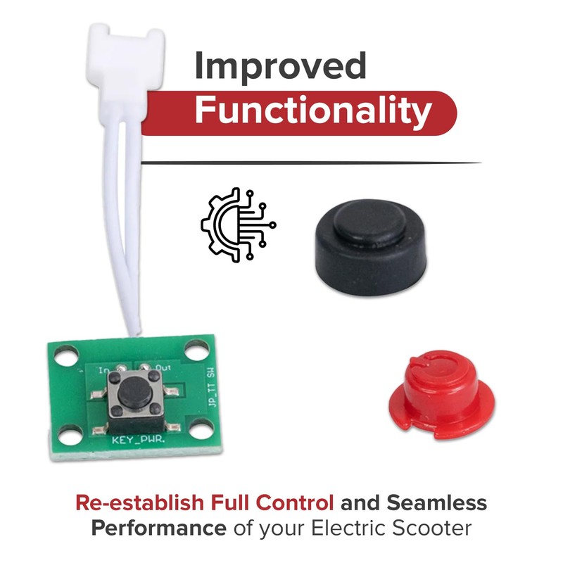 AlveyTech Power Button for GOTRAX G2, GXL V2, & XR