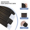 COOKAYU invisible Tape In Hair Extensions Human Hair Balayage Ombre