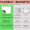 Dry Erase Calendar Kit- Magnetic Calendar for Refrigerator - Monthly