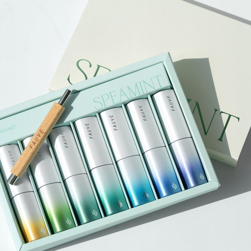 pov FOB Spearmint Magnetic Gel 8-piece set / 포브 스피아민트