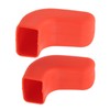 Akozon 1 Pair Bumper Tow Hook Cover Cushion Replacement Tow