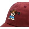 Bavarian Caps Children's Pippi Longstocking Cap, Burgundy, One Size, burgundy