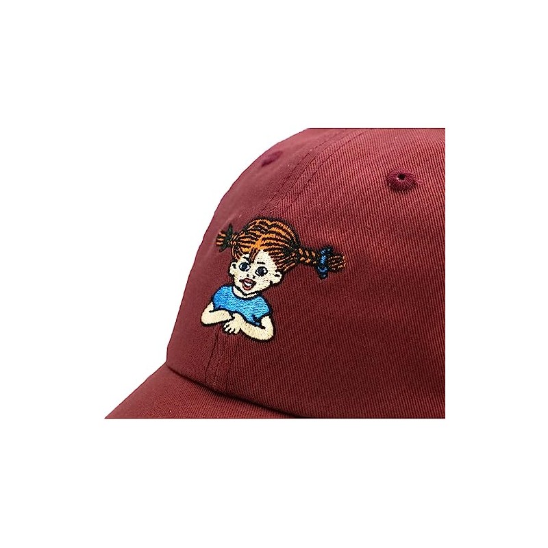 Bavarian Caps Children's Pippi Longstocking Cap, Burgundy, One Size, burgundy