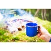 CAO Enamel Mugs 380ml Camping Hiking Adult Unisex Blue 8cm