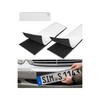 Frameless Velcro Number Plate Holder, for Two Number Plates, Provides