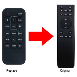 PERFASCIN Replacement Remote Control fit for Klipsch Cinema 700/800/1200 Sound Bar Speaker