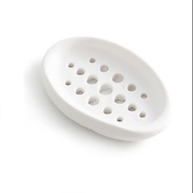 2-Pack Soap Dish, Soap Holder, 4 Colors Soap Saver for Choose,Soap Dishes Holder with Drain for Bar Soap Sponge Bathroom Kitchen Sink-Drains Water