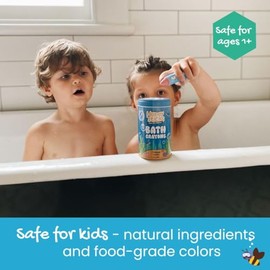 Honeysticks Super Jumbo Bath Crayons Non Toxic (7 Pack) for Toddlers 1-3 and Kids 4-8, Natural Beeswax Crayons, Food-Grade Colors, Fragrance Free, Non Irritating, Bath Toys for Bathtub, Shower, Gift