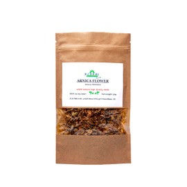 Arnica Dried Flowers – Premium Loose Herbal Flowers – Natural Remedy for Bruises, Swelling & Muscle Relief 50g