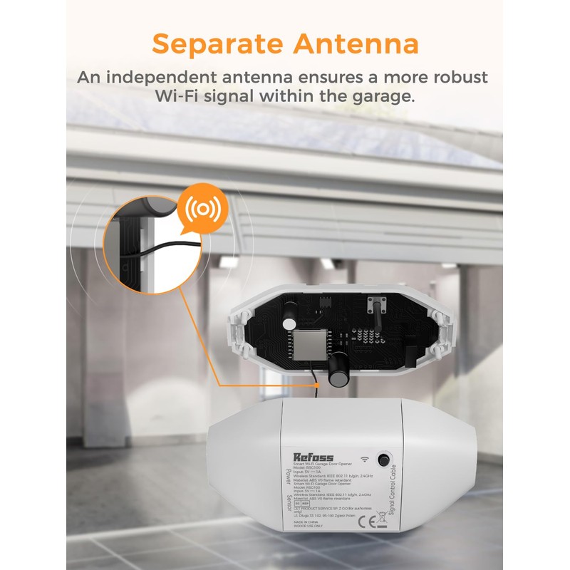 Refoss Refoss Smart Wi-Fi Garage Door Opener, Compatible with Apple