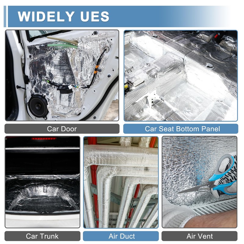 ACROPIX 236mil 6mm 6sqft Universal Sound Deadener Mat 39.4" x