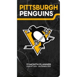 TURNER SPORTS Pittsburgh Penguins 2025 17-Month Pocket Planner - PF (25998890606)