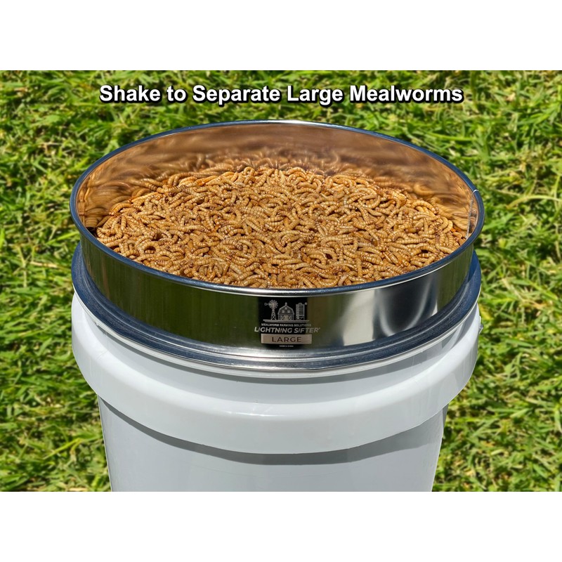 MFS' D-11 Lightning Sifter Large Mealworm Sifting Pan (2nd Gen)