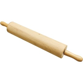 TrueCraftware- 18" Wooden Rolling Pin 3-1/4" Diameter- Wooden Roll Pin Dough Roller Classic Wood Rolling Pin for All Baking Needs for Fondant Pie Crust Cookie Pastry Dough Pastry Rolling Pin