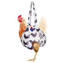 Paterr Chicken Holder Bag, Chicken Sling Carrier Bag Hen Sling with Handle Farm Supplies for Hen Rooster Transport Traveling Hiking Driving