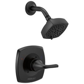 Peerless Parkwood Shower Faucet Set Black, Shower Trim Kit, Shower Fixtures, Bathtub Faucet Set, Shower Handle, Matte Black PTT14235-BL