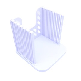 Tiardey White Bread Slicer, Kitchen Accessories, Bread/Baking, Compact Foldable and Adjustable Bread Sandwich Toast Bread Cutter