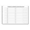 Cherry Carbonless NCR Residential Confidential Visitor Sign-in Book | 50