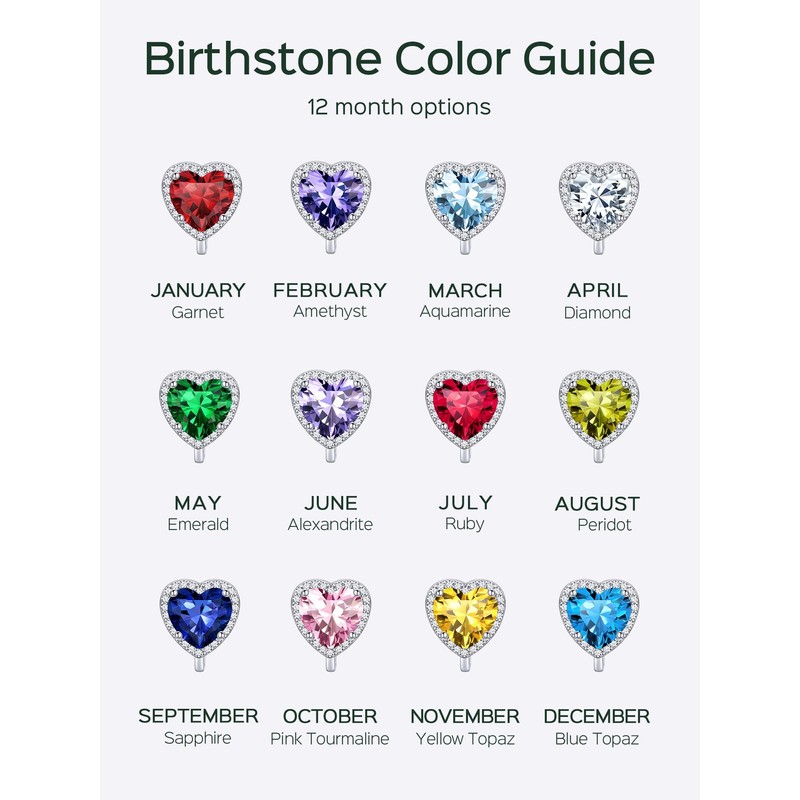 ChicSilver Ruby Earrings for Women 925 sterling Silver July Birthstone