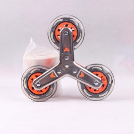 KiBcsLic 2X Stair Climbing Wheels Shopping Cart Wheels Replacement Accessories,Portable Stair Climber Utility Cart Stair Wheels