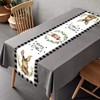 Easter Table Runner Rabbit Tablecloth Table Cover Decor for Home