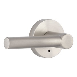 Miseno MLK3012 Elkton Round Rod Privacy Door Lever Set - Satin Nickel