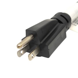 Parkworld 691807A Adapter Cord 15 Amp 5-15P Plug Male to 20 Amp L6-20R Receptacle Locking Connector Female (ONLY Output 125 Volt)