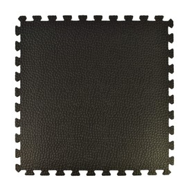 Greatmats Home Gym Pebble Mat 2x2 ft 10 mm, 25 Pack (Black)