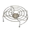 Rechaud 1-Bulb Teapot Warmer 17 cm Round Saucer Chrome-Plated