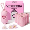 VETRESKA VETRESKA Dog Poop Bag Dispenser with Cherry Blossom Scented