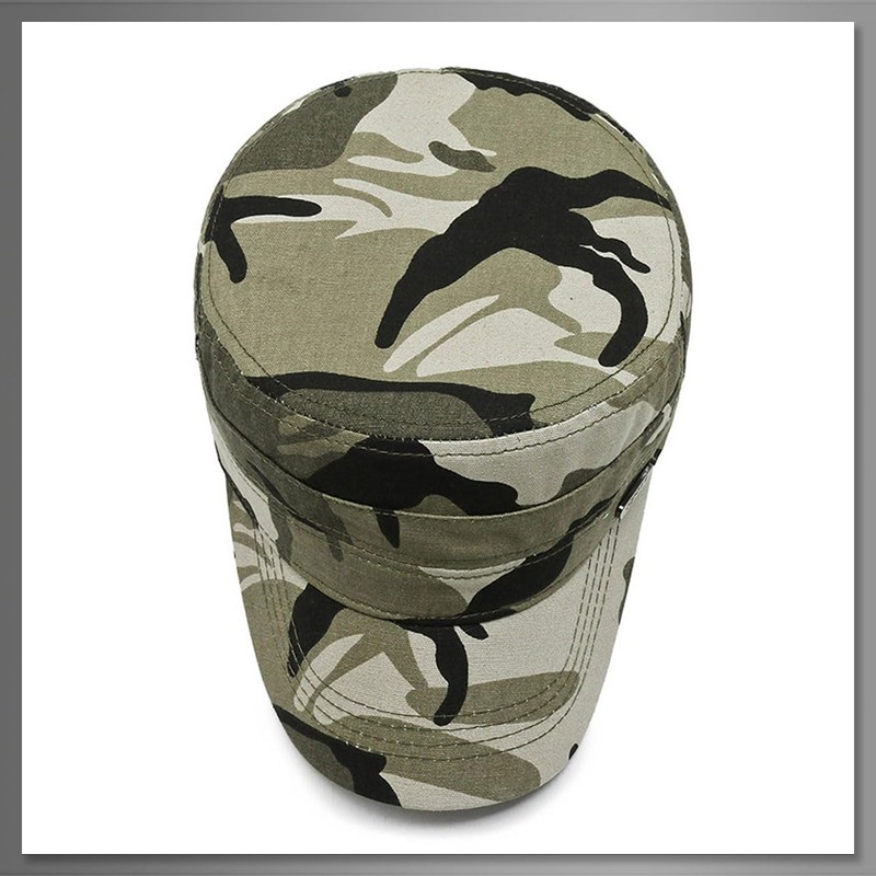 Buzz Selection CAP253 Work Cap, Military Hat, Solid, Camouflage Design,