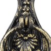 Relaxdays Antique Knocker, Cast Iron, Embellished Knocking Ring, For Front