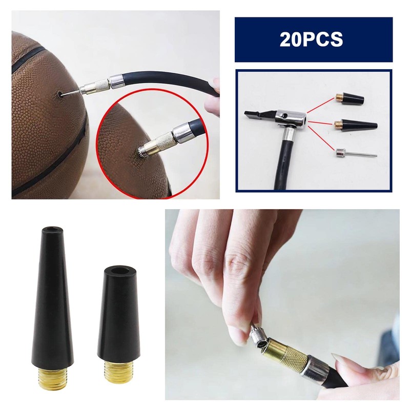 YINETTECH 5 Sets(20PCS) Inflatable Pump Adapter Kit for Most Inflatable