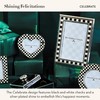 MACKENZIE-CHILDS Decorative Picture Frame, 4" x 6", Black-and-White Celebrate